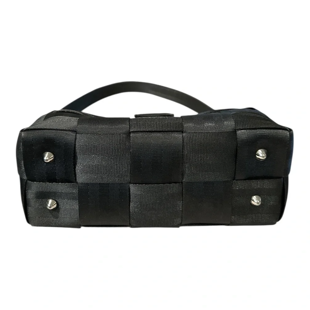 Harveys Original Seatbelt Purse Shoulder Strap Bag Black Tote Medium - Picture 5 of 6